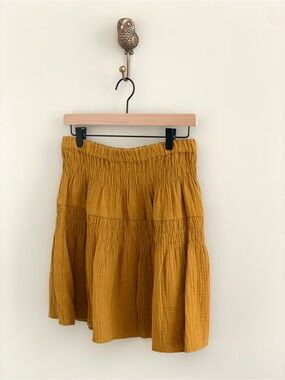 Madewell Tiered Smocked Waist Skirt